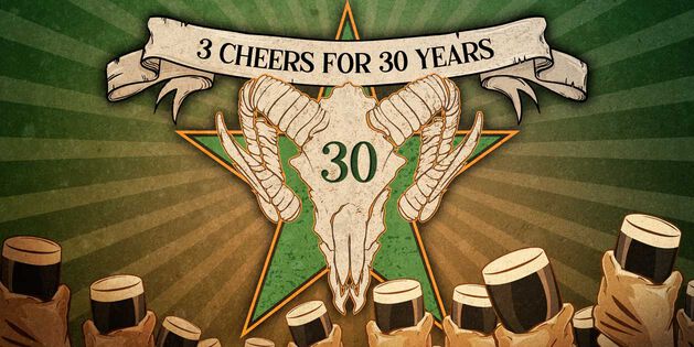 FIDDLER'S GREEN - 3 CHEERS FOR 30 YEARS!