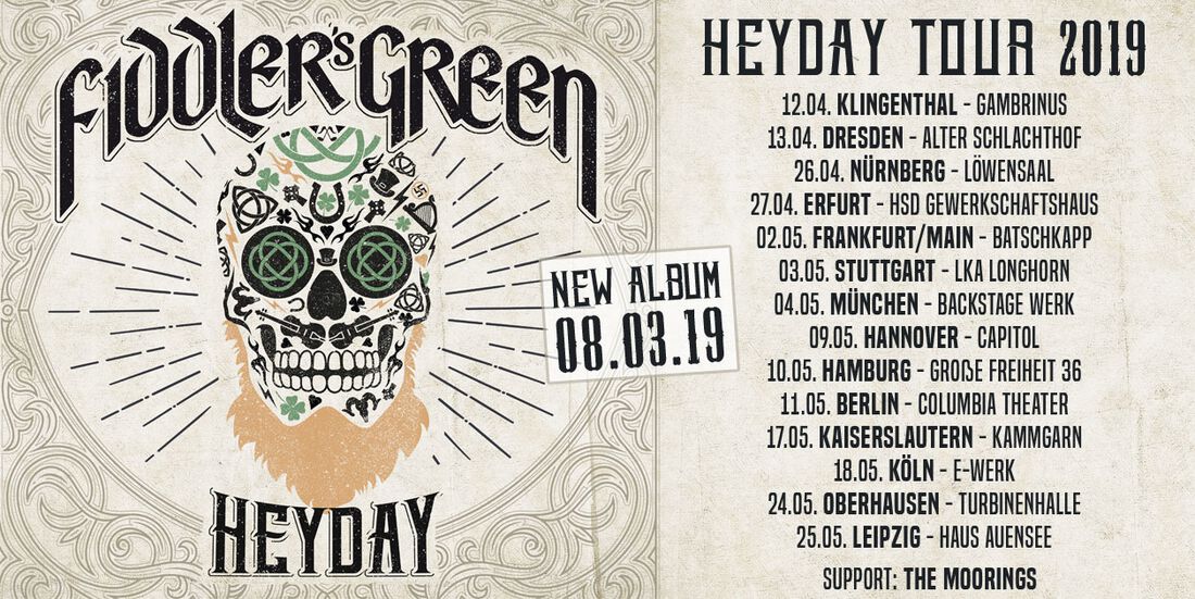 HEYDAY - neues Album und Tour 2019!